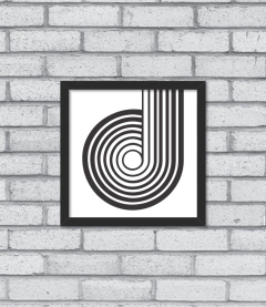 Quadro Curvas - Pendurama Quadros e Artigos de Decoração