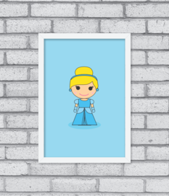 Quadro Cute Cinderela