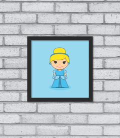 Quadro Cute Cinderela - Pendurama Quadros e Artigos de Decoração