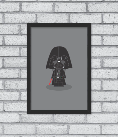 Quadro Cute Darth Vader
