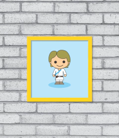 Imagem do Quadro Cute Luke Skywalker