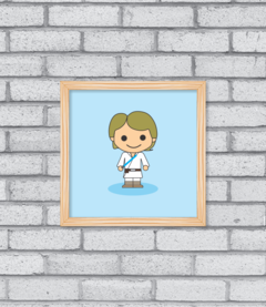 Quadro Cute Luke Skywalker - comprar online
