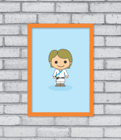 Quadro Cute Luke Skywalker - Pendurama Quadros e Artigos de Decoração