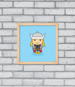 Quadro Cute Thor - Pendurama Quadros e Artigos de Decoração