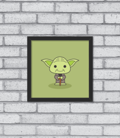 Quadro Cute Yoda - Pendurama Quadros e Artigos de Decoração