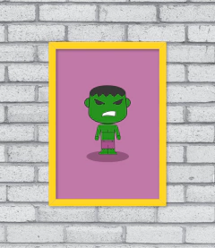 Quadro Cute Hulk na internet