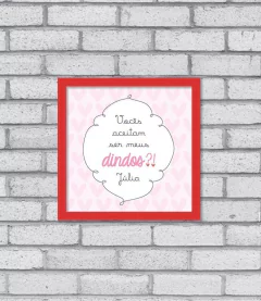 Quadro Convite (Dindos) na internet