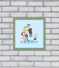 Quadro Família Retrato