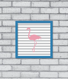 Quadro Flamingo - Pendurama Quadros e Artigos de Decoração