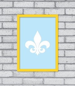 Quadro Flor de Lis na internet