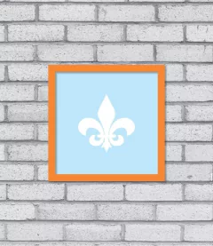 Imagem do Quadro Flor de Lis
