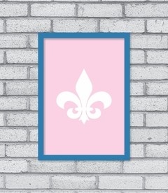 Quadro Flor de Lis - comprar online