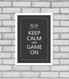 Quadro Game On - comprar online
