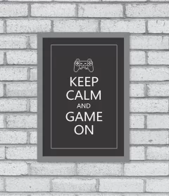 Quadro Game On na internet