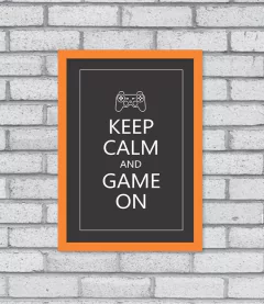 Quadro Game On - Pendurama Quadros e Artigos de Decoração