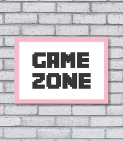 Quadro Game Zone - loja online
