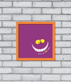 Quadro Gato de Cheshire na internet