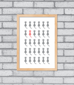 Quadro Gatos - comprar online