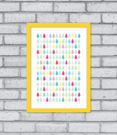 Quadro Gotas - Pendurama Quadros e Artigos de Decoração
