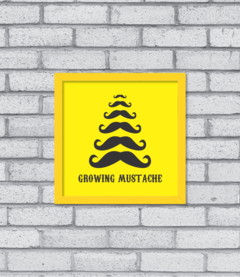 Imagem do Quadro Growing Mustache