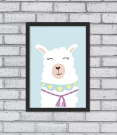 Quadro Hey Lhama - Pendurama Quadros e Artigos de Decoração