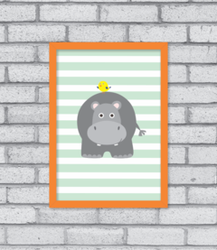 Quadro Hippo - Pendurama Quadros e Artigos de Decoração