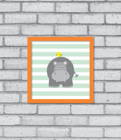 Quadro Hippo - Pendurama Quadros e Artigos de Decoração