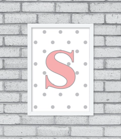 Quadro Inicial (Bolinhas) - comprar online