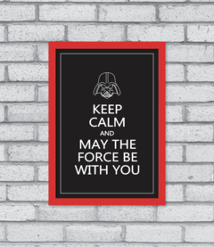 Quadro Keep Vader - Pendurama Quadros e Artigos de Decoração