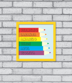 Quadro Lápis de Cor