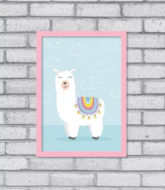 Quadro Lhama - Pendurama Quadros e Artigos de Decoração