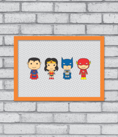 Quadro Cute Liga da Justiça - loja online