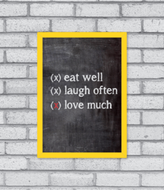 Quadro Love Much