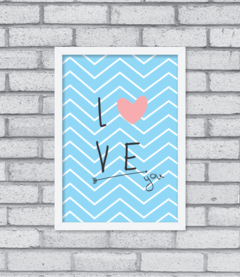 Quadro Love U - comprar online