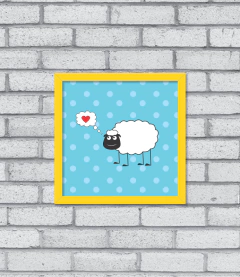 Quadro Loving Sheep - loja online