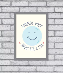 Quadro Lua - Pendurama Quadros e Artigos de Decoração