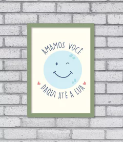 Quadro Lua na internet