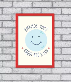 Quadro Lua - Pendurama Quadros e Artigos de Decoração