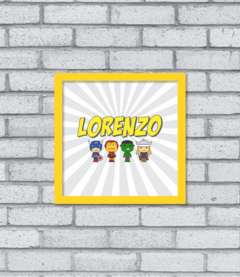 Quadro Nome Avengers na internet