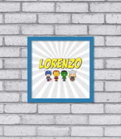 Quadro Nome Avengers - Pendurama Quadros e Artigos de Decoração