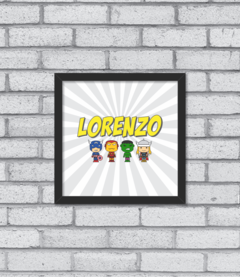 Quadro Nome Avengers