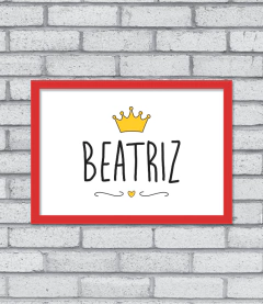 Quadro Nome Coroa (menina) na internet