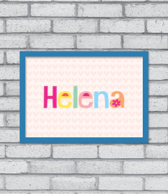 Quadro Nome Color (menina) - comprar online