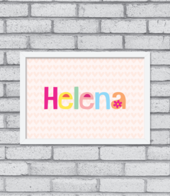 Quadro Nome Color (menina)