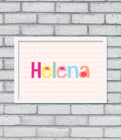 Quadro Nome Color (menina)