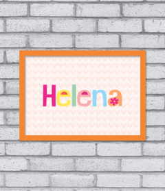 Quadro Nome Color (menina) - Pendurama Quadros e Artigos de Decoração