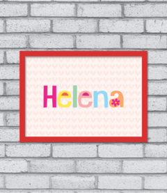 Imagem do Quadro Nome Color (menina)