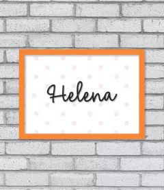 Quadro Nome em Relevo (3D) - loja online