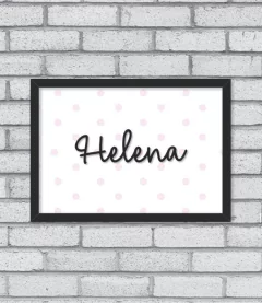 Quadro Nome em Relevo (3D) na internet