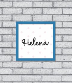 Quadro Nome em Relevo (3D) - Pendurama Quadros e Artigos de Decoração